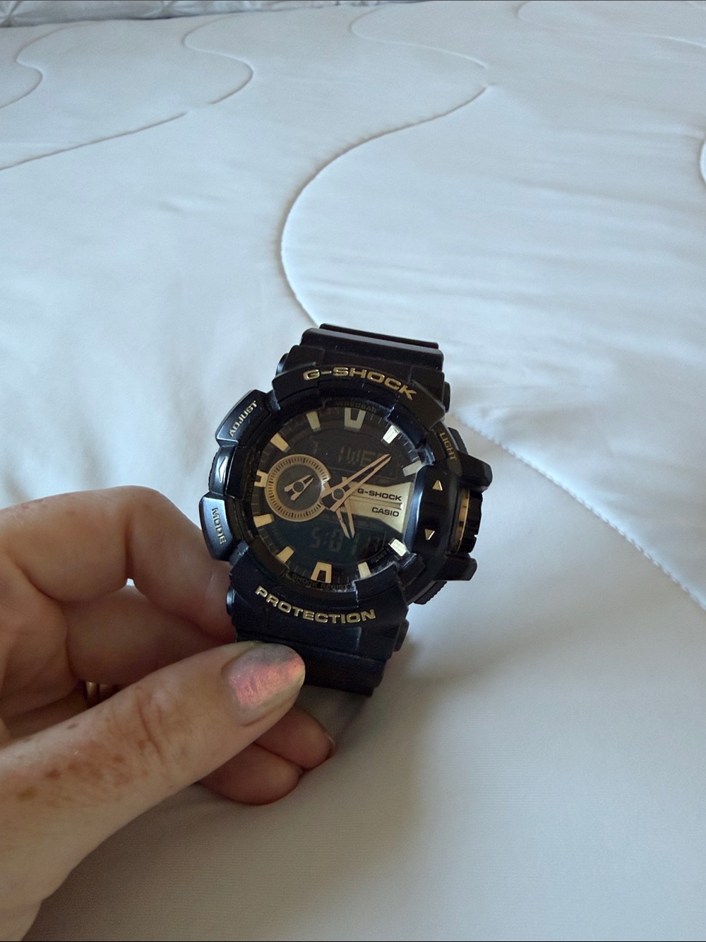 Casio G-Shock Black and Gold Men's Sport Watch